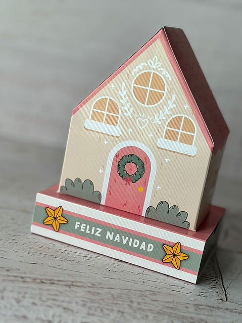 Casita navideña por Frogcreativo